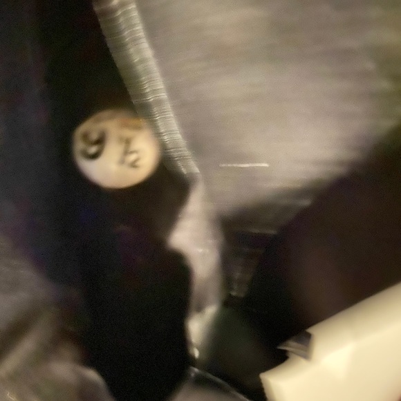 Women’s Black Wedge Booties Suede 9 1/2 - Picture 6 of 8